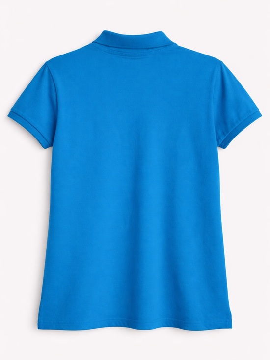 Lauren Ralph Lauren- Teal Blue Polo Shirt Women’s Short Sleeve- Size: Large - Picture 2 of 5